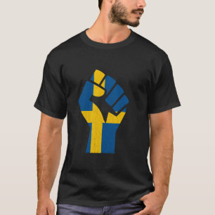Sverige DNA Molecule Träd svensk Flagga T Shirt
