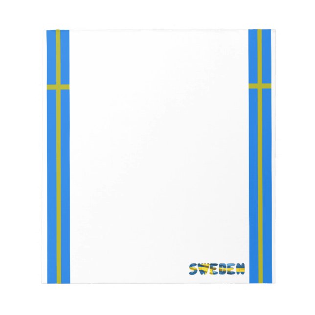 Sverige flagga anteckningsblock (Framsida)