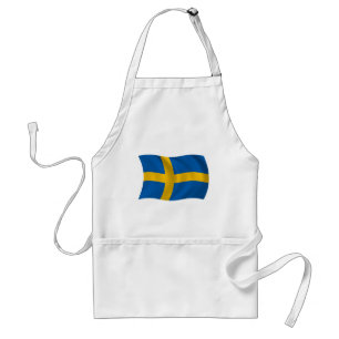 Sverige Flagga Apron Förkläde