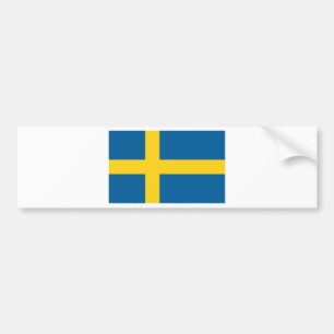 Sverige flagga bildekal