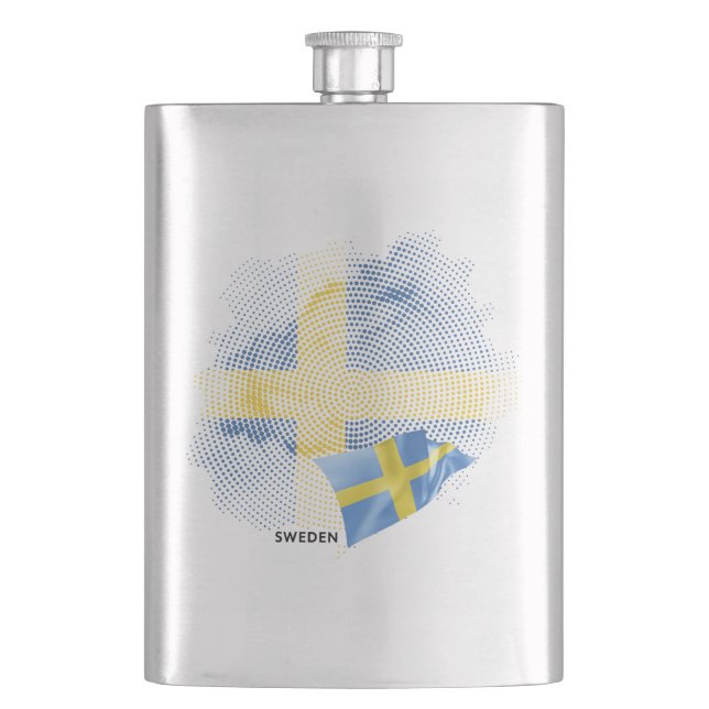 Sverige flagga fickplunta (Framsidan)