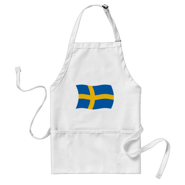 Sverige Flagga Förkläde (Framsidan)