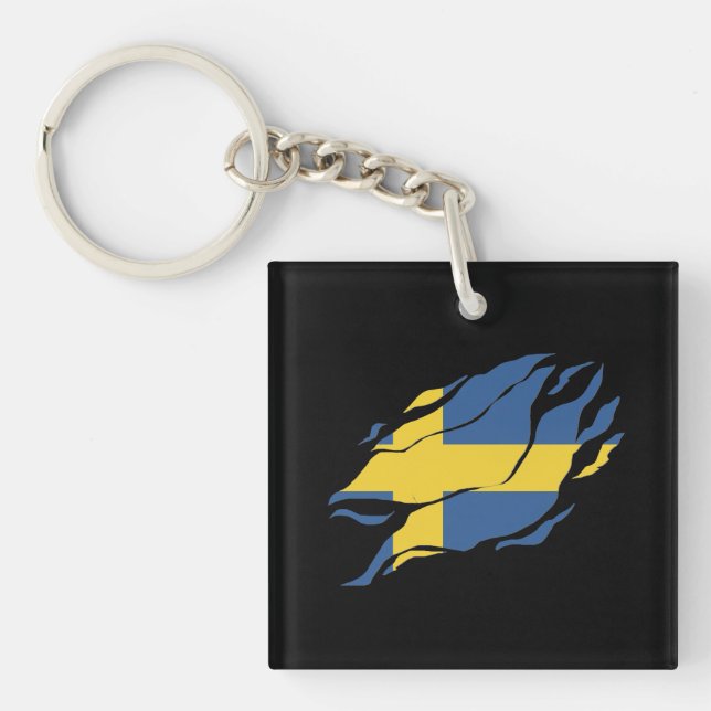 Sverige Flagga Inside Me,Sverige inuti Klo Mark (Framsidan)