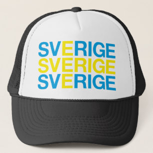 SVERIGE Flagga Keps