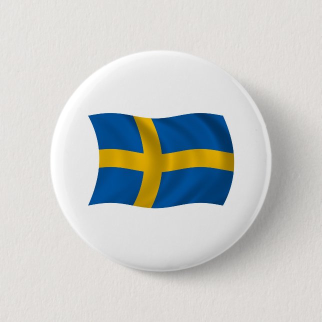 Sverige Flagga Knapp (Framsida)