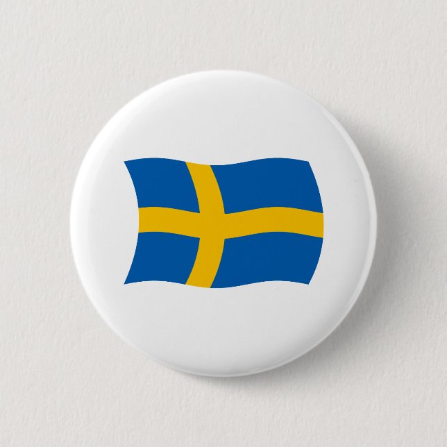 Sverige Flagga Knapp (Framsida)