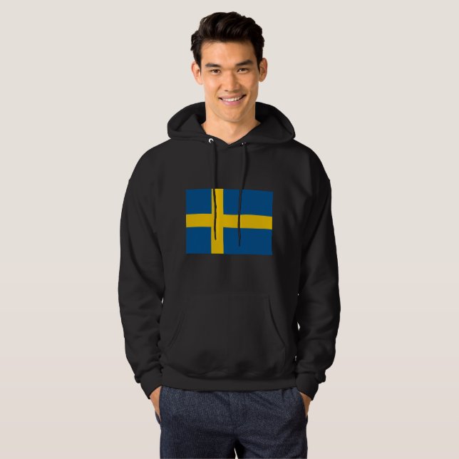 Sverige Flagga Munkjacka (Hel framsida)