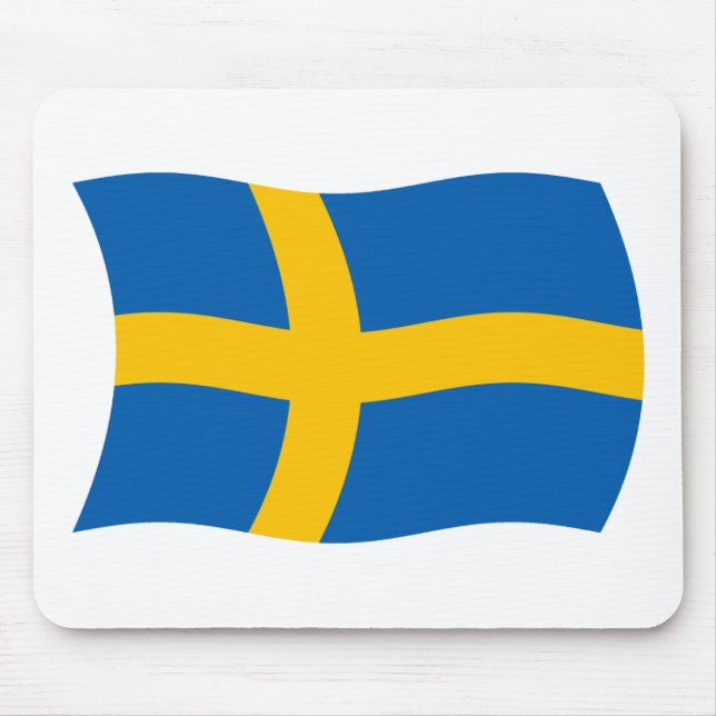 Sverige Flagga Musmatta (Framsidan)