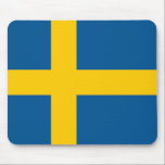 Sverige Flagga Musmatta<br><div class="desc">Patriotisk flagga av Sverige.</div>