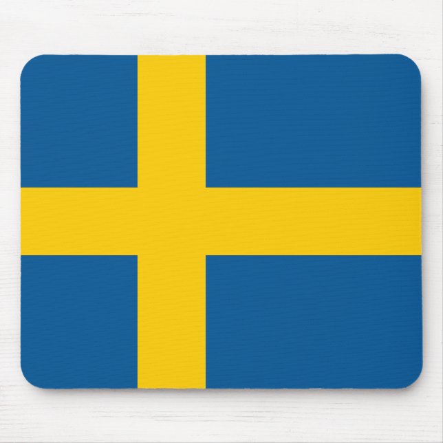 Sverige Flagga Musmatta (Framsidan)