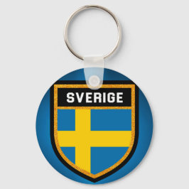 Sverige Flagga Nyckelring