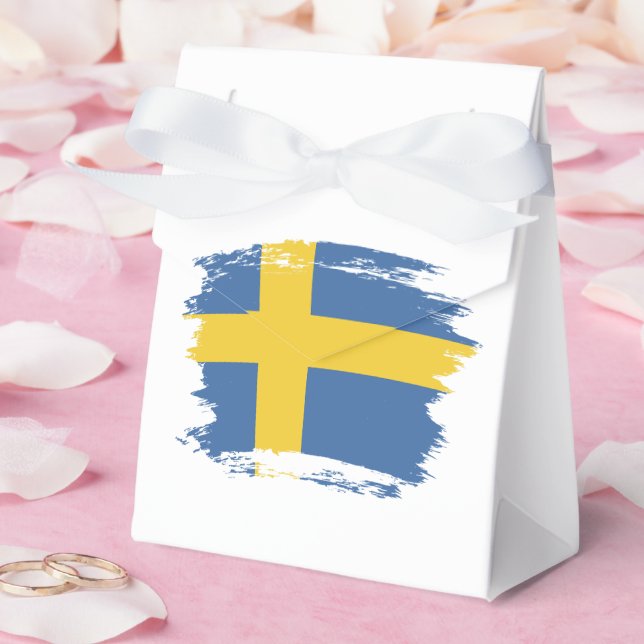 Sverige flagga presentaskar (Bröllop)