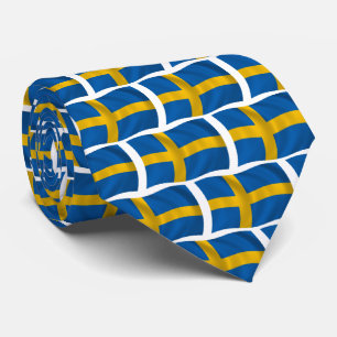 Sverige Flagga Slipsklöver Slips