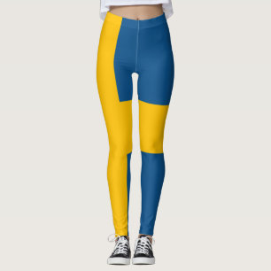 Sverige flagga Svenska Leggings