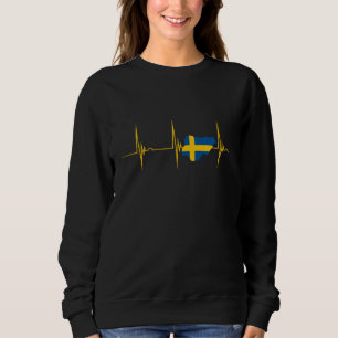 Sverige Flagga Sverige Sverige Sverige Pride Heart T Shirt