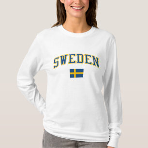 Sverige + Flagga T-shirt