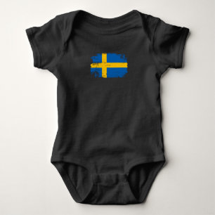 Sverige Flagga T Shirt