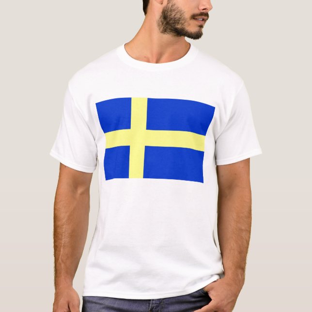 Sverige Flagga Tee (Framsida)