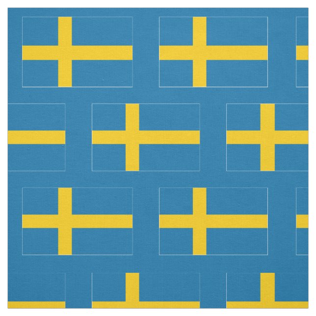 Sverige Flagga Tyg (Provkarta)