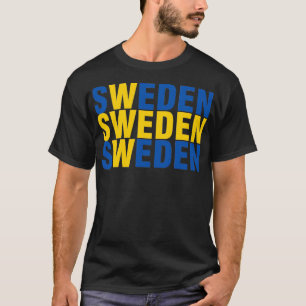 Sverige flaggga t shirt