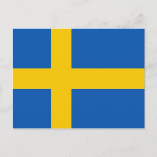 Sverige Flah-postkort Vykort (Framsida)