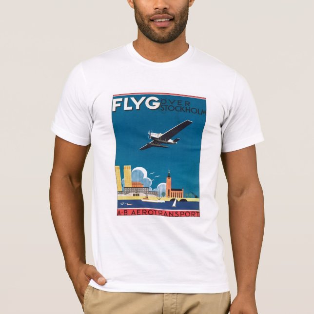 Sverige för FLYG Stockholm T-shirt (Framsida)