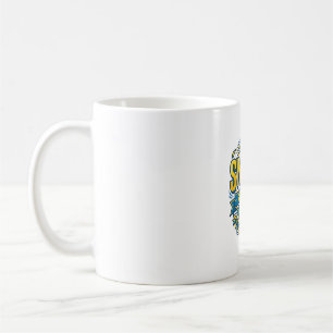 Sverige Fotboll 2026 Fotboll Fet Land Typografi Kaffemugg