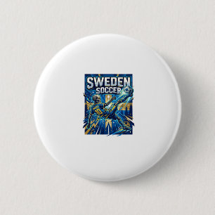 Sverige Fotboll Skelett Anfallare Nationer Affisch Knapp