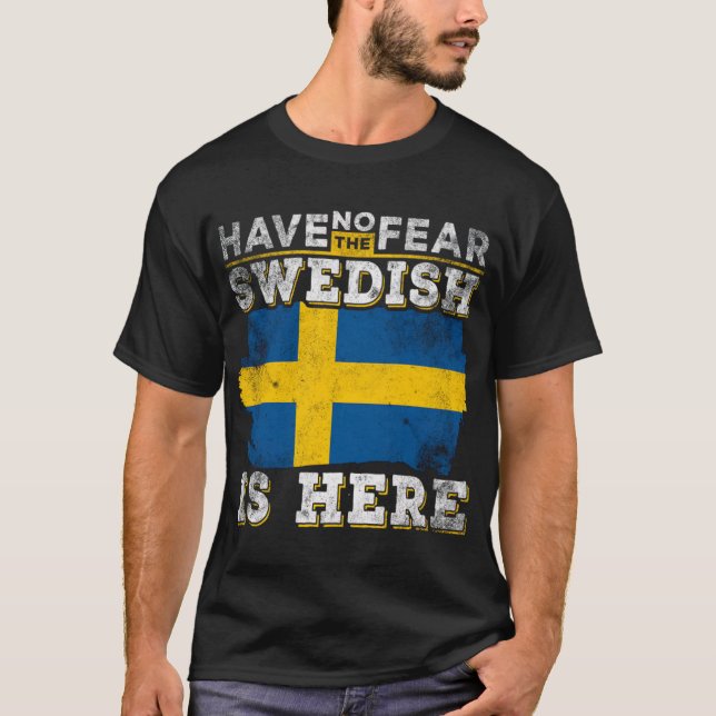 Sverige Funny Svenska T Shirt (Framsida)