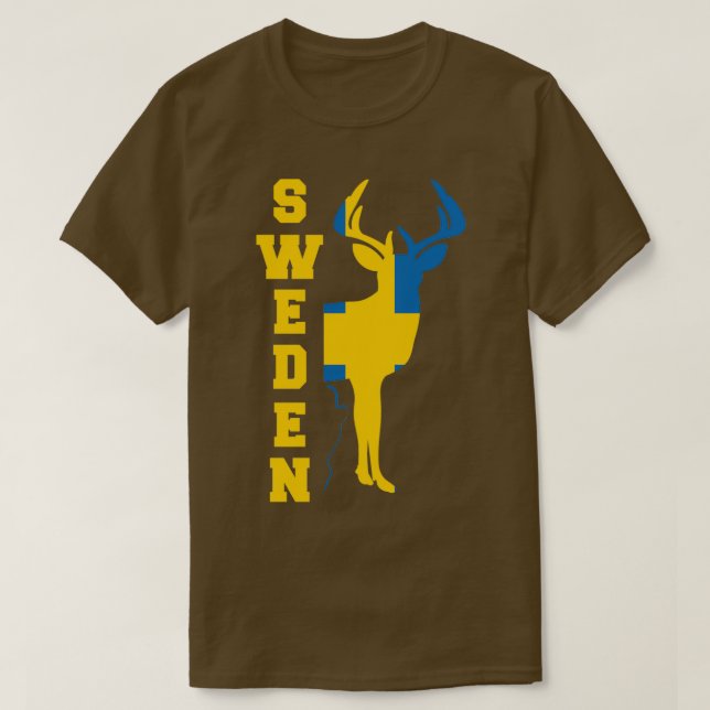 Sverige Gift Stockholm Svenska Malmo Fika 8 T Shirt (Design framsida)