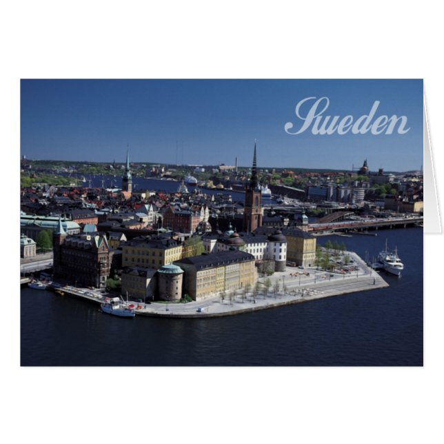 Sverige Hälsningskort (Framsidan Horizontal)