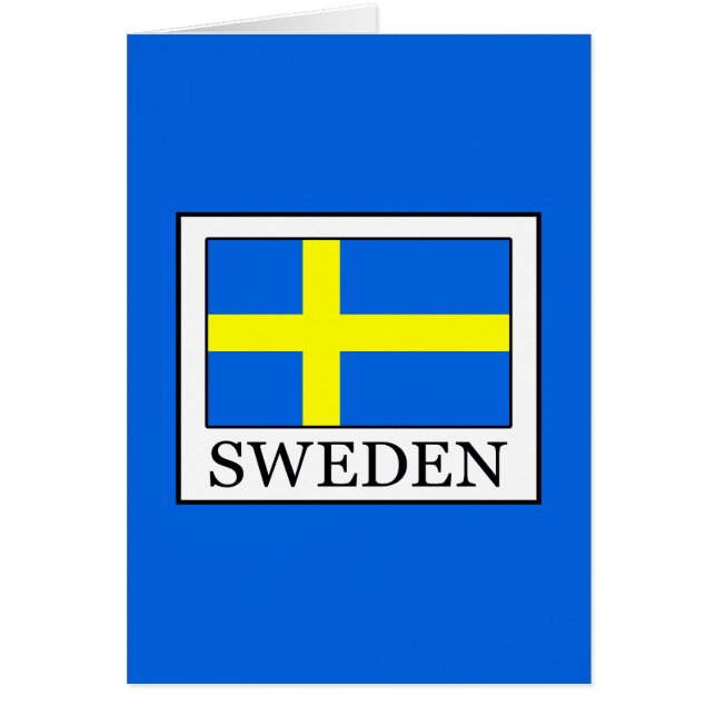 Sverige Hälsningskort (Framsidan)