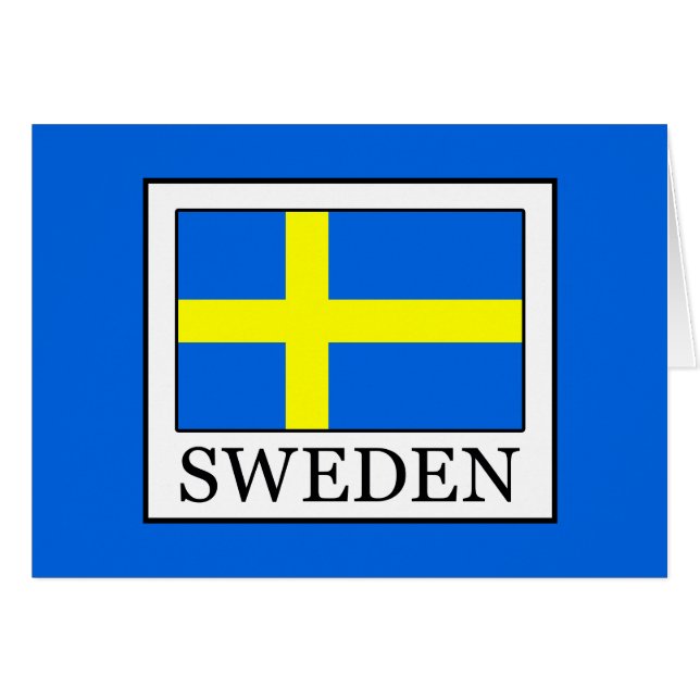 Sverige Hälsningskort (Framsidan Horizontal)