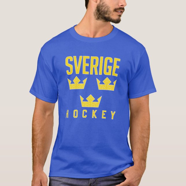 Sverige hockey t shirt (Framsida)
