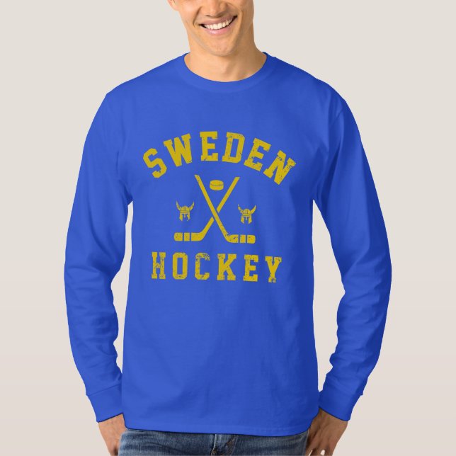 Sverige Ishockey T-Shirt (Framsida)