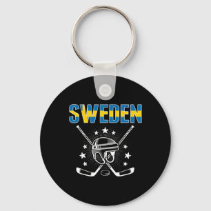 Sverige Ishockeyälskare Tröja - Svensk Hockey T Nyckelring