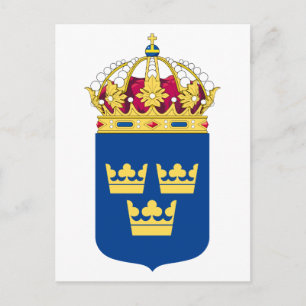 Sverige Jackande av Arm vykort