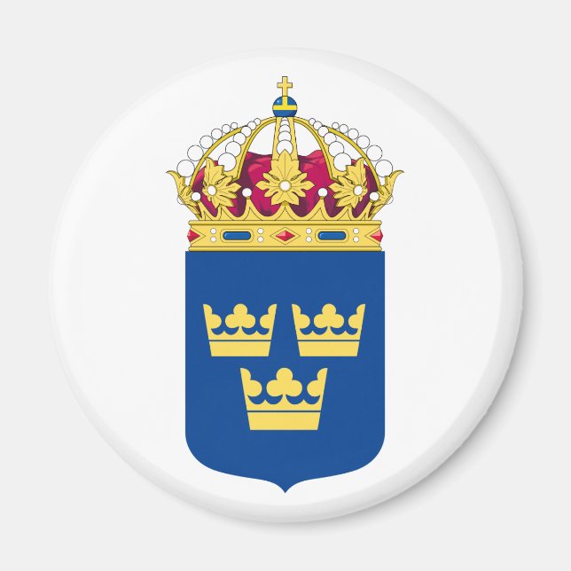 Sverige Jackar Arm Magnet (Framsidan)