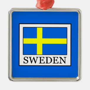 Sverige Julgransprydnad Metall