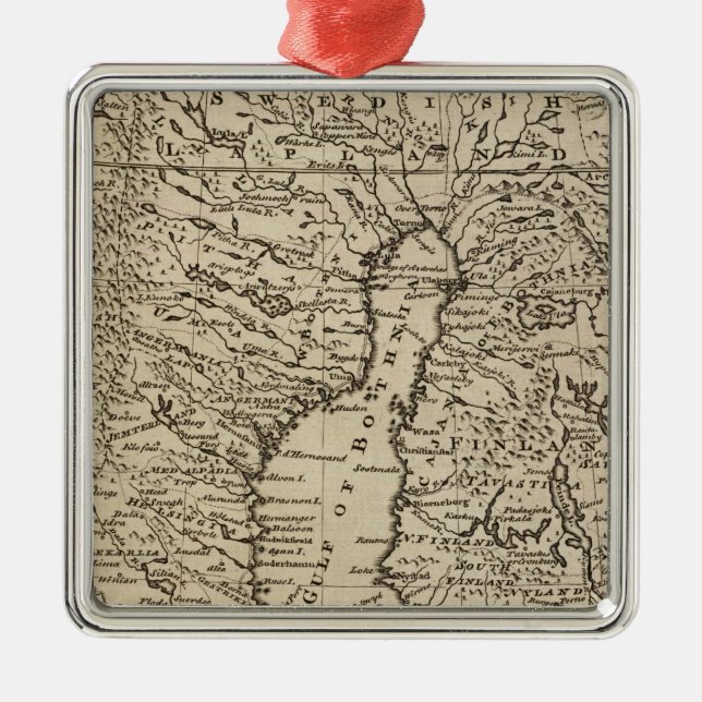 Sverige Julgransprydnad Metall (Framsidan)