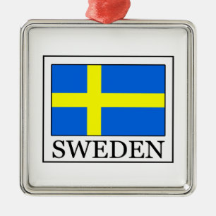 Sverige Julgransprydnad Metall