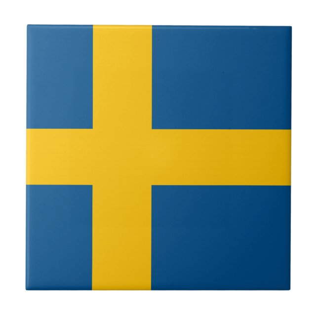 Sverige Kakelplatta (Framsidan)