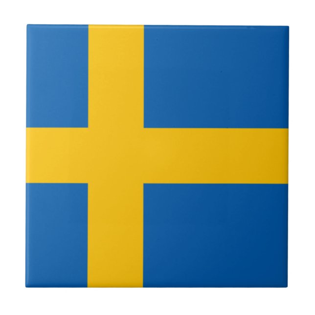 Sverige Kakelplatta (Framsidan)