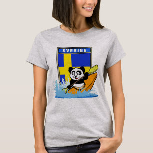 Sverige Kayakpanda T-shirt