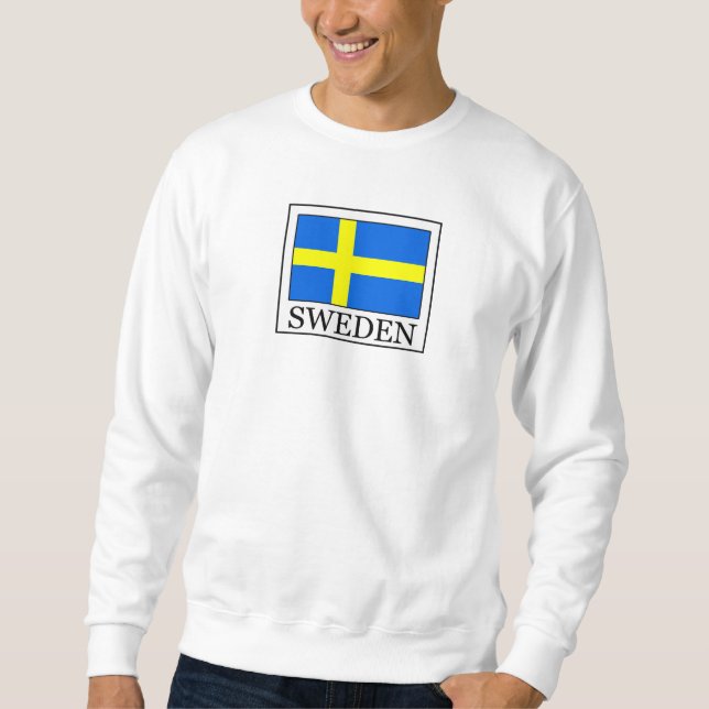 Sverige Lång Ärmad Tröja (Framsida)