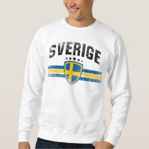 Sverige Långärmad Tröja
