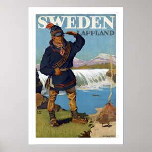 Sverige ~ Lappland Poster