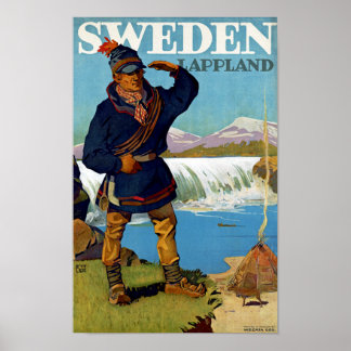 Sverige ~ Lappland Poster