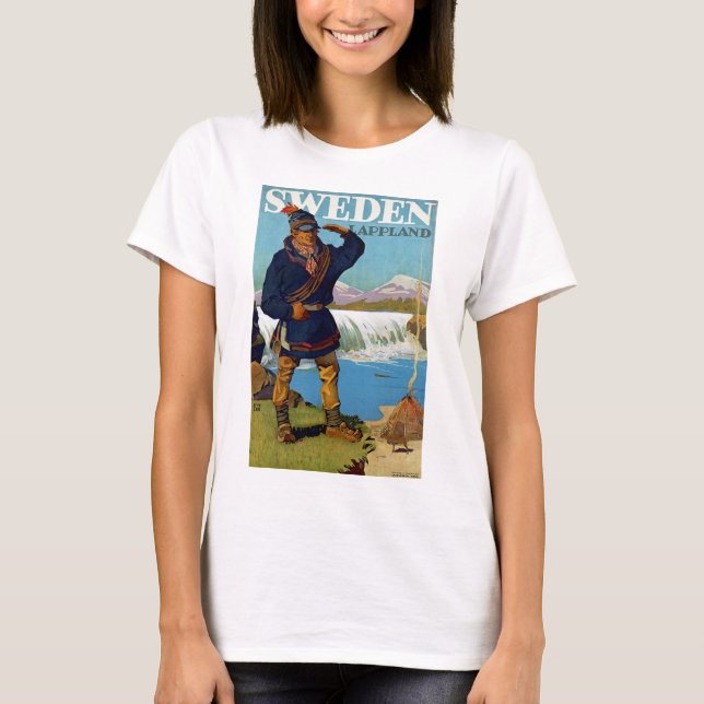 Sverige ~ Lappland T-shirt (Framsida)
