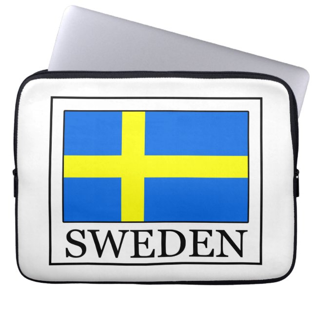 Sverige Laptop Fodral (Framsidan)